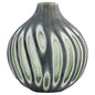 Cyan Design 12198 Kombu Vase, Hand-carved Glass, Green