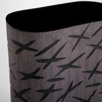 Cyan Design 12201 Vase, Type: Vase, Additional Attributes: Hand-Etched, Textured Finish, Dimensions: 14.5(w) x 14.5(h) x 13.25(L), Weight: 8.0 lbs