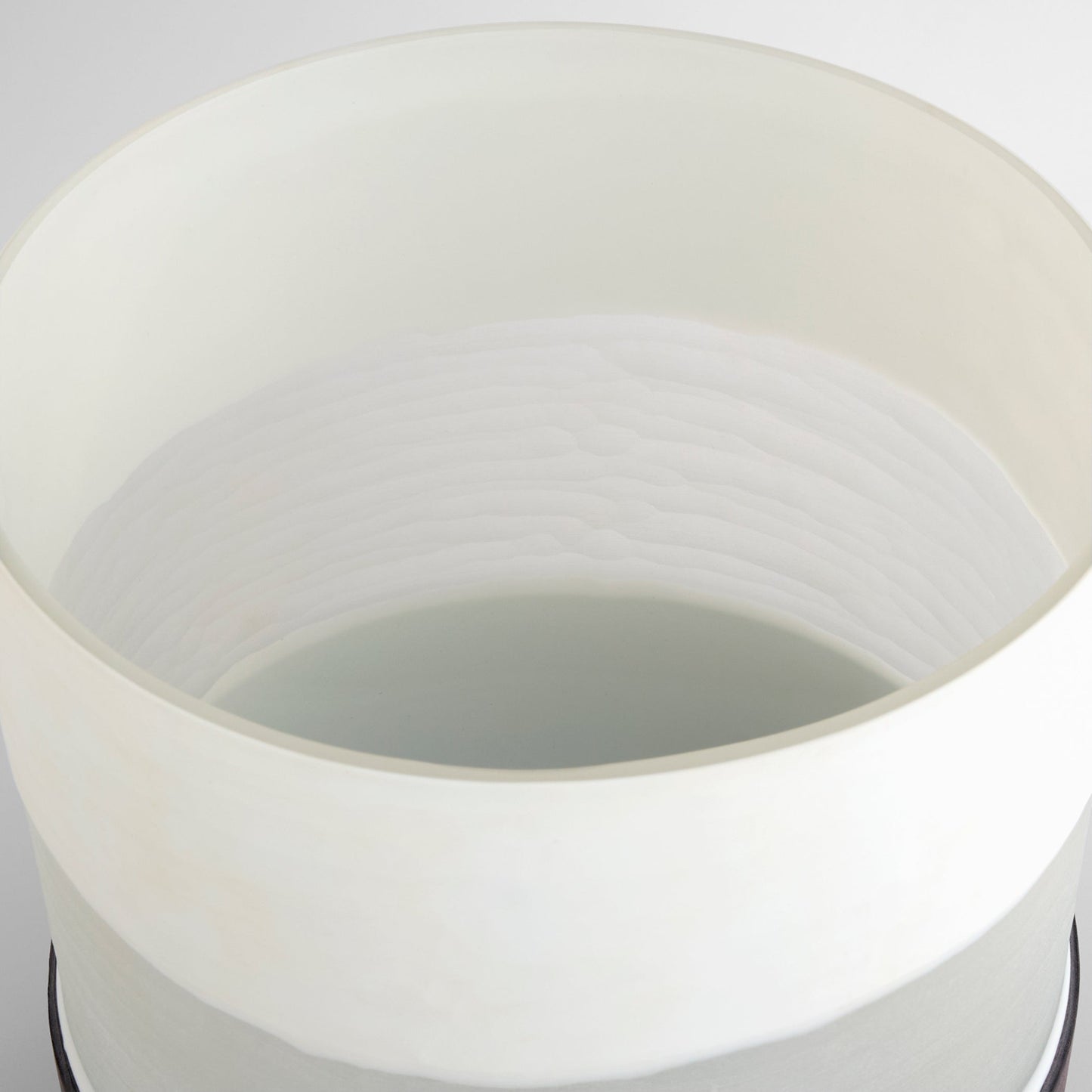 Cyan Design Mesa 12203 Vase, Cream|Black