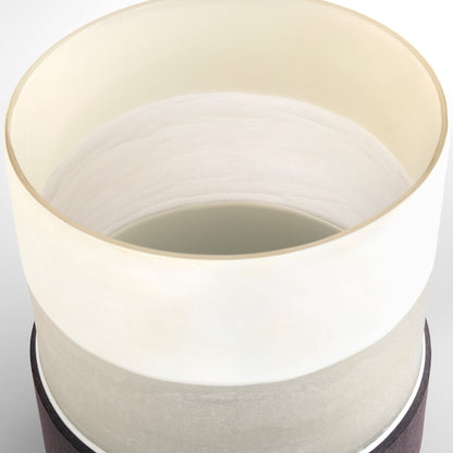 Cyan Design 12204 Vase, Cased Glass, Cream | Black