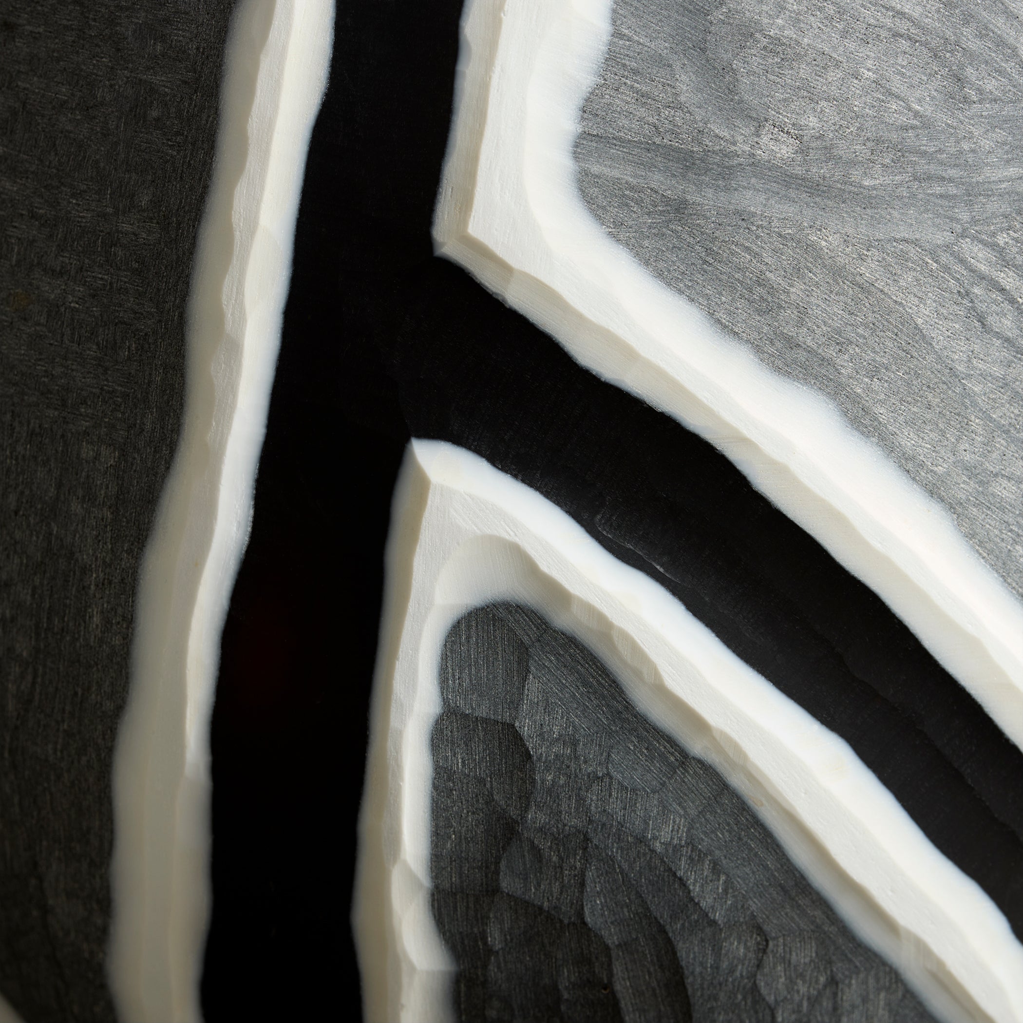 Cyan Design Calle 12206 Vase, Tribal-Inspired Design, Black | White | Grey