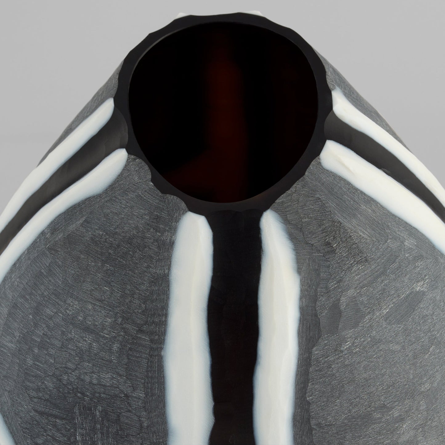 Cyan Design Calle 12207 Vase, Black|White|Grey