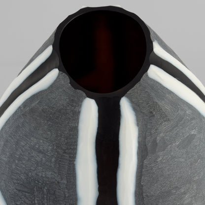 Cyan Design Calle 12207 Vase, Black|White|Grey