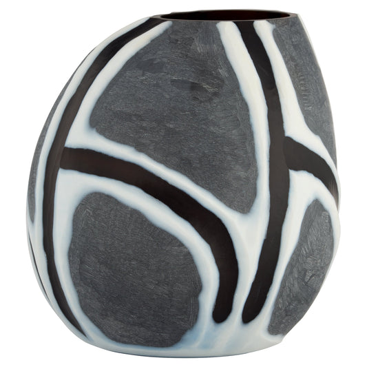 Cyan Design Calle 12207 Vase, Black|White|Grey