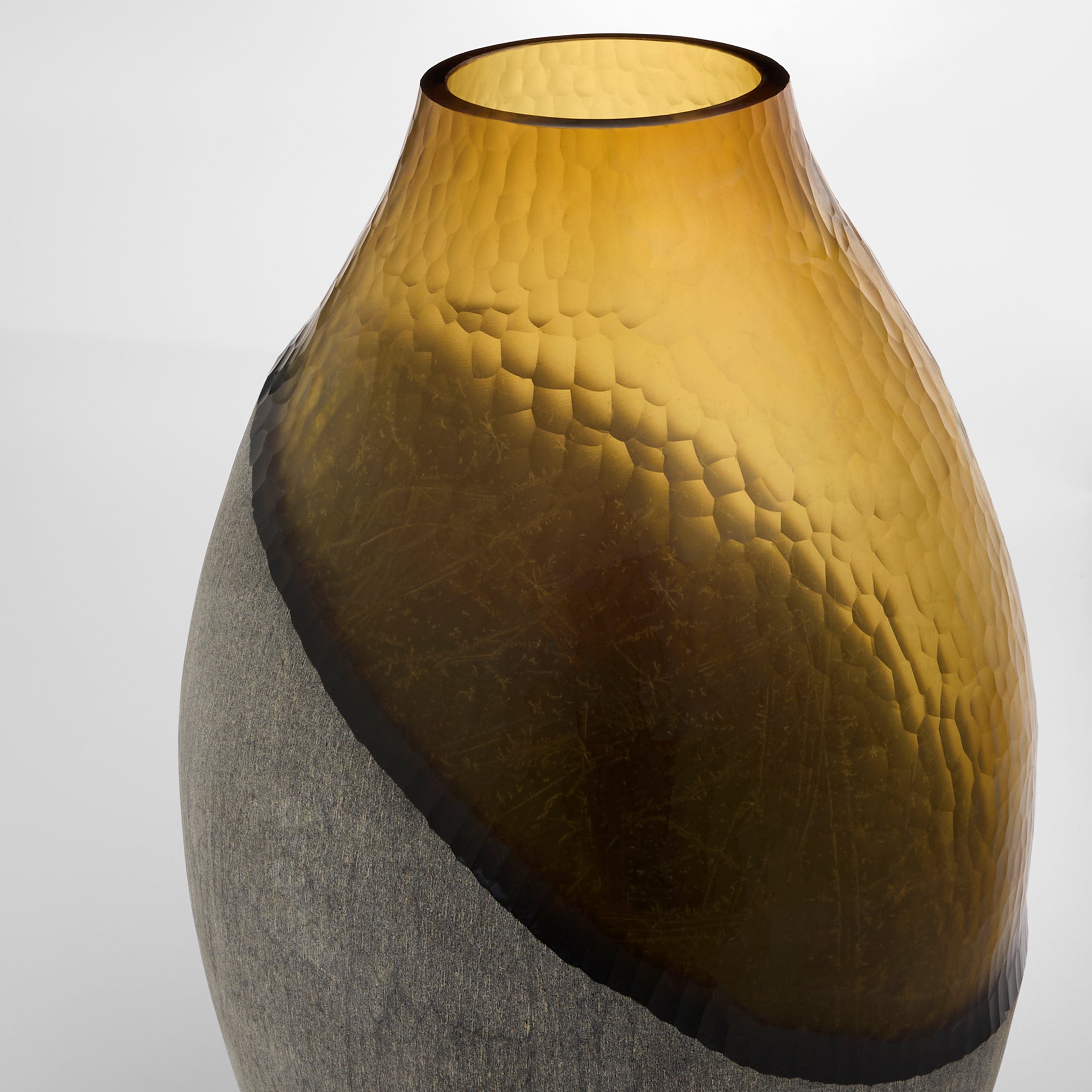 Cyan Design 12213 Vase, Amber | Stone Grey