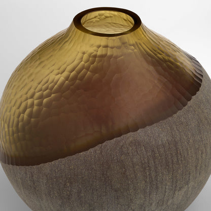 Cyan Design 12214 Vase, Amber | Stone Grey