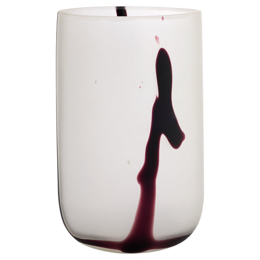 Cyan Design Crawford 12215 Vase, 12215 Crawford, Vase, Dimensions: 12.75"(w) x 12.75"(h) x 11.25"(L), Finish: White | Black