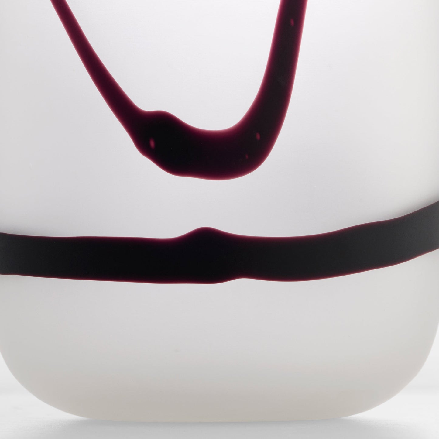 Cyan Design 12216 Vase, Home Decor, Luminescent Cased Glass, White | Black