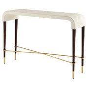 Cyan Design 12220 Console Table, Off-White | Walnut | Brass