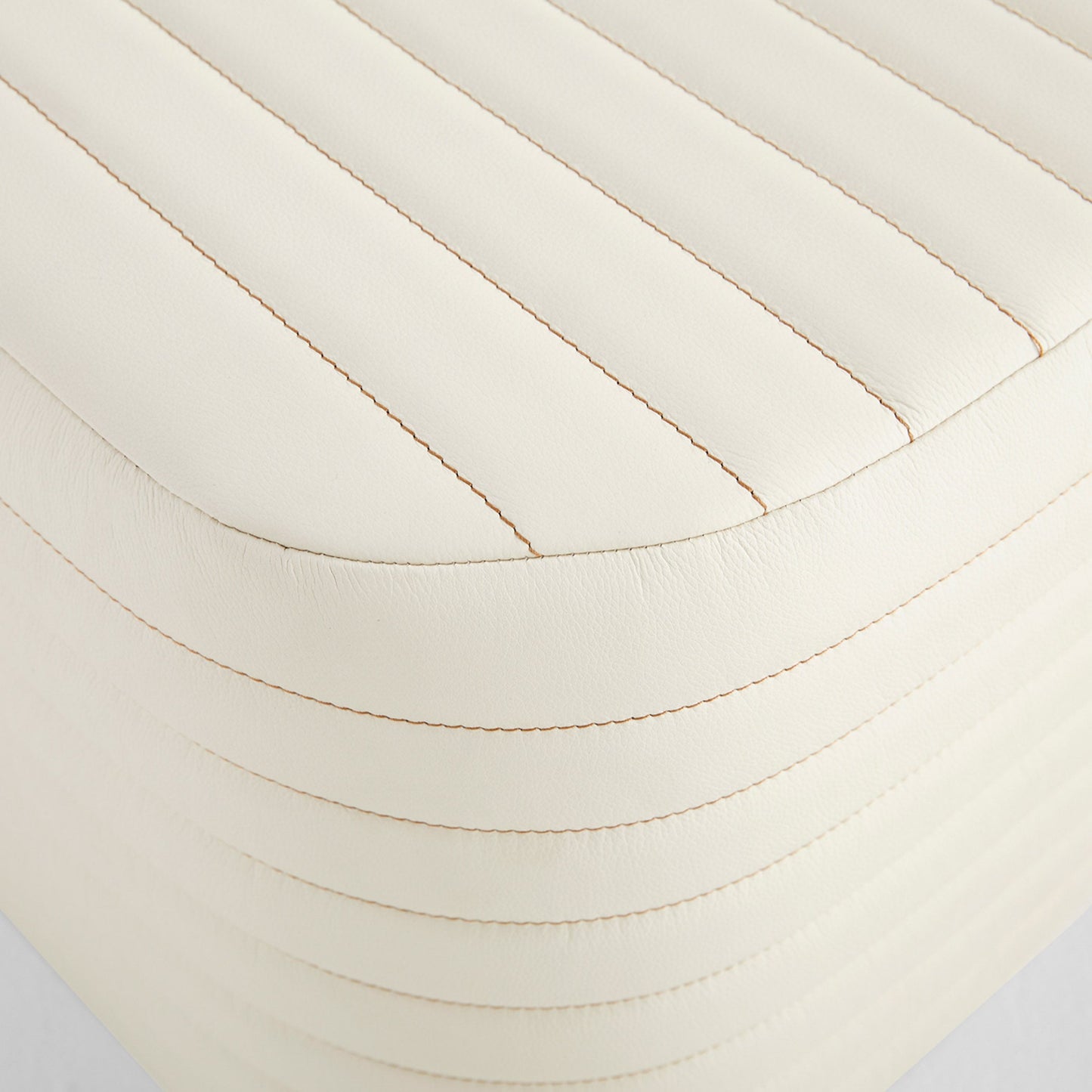 Cyan Design 12222 Ottoman, Ottoman, Off-White