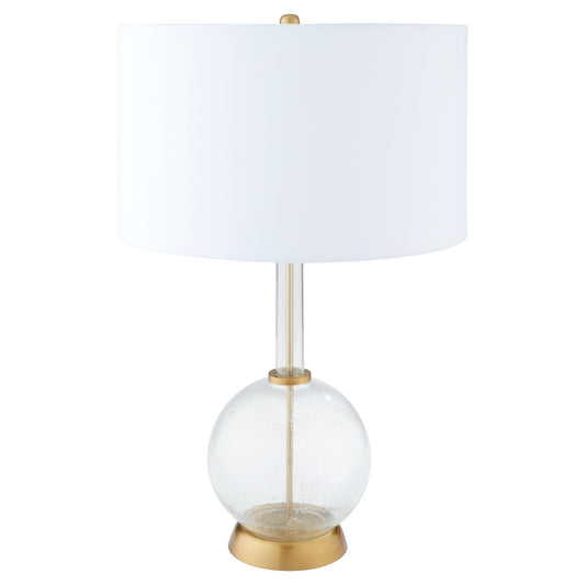 Cyan Design Bulles 12229 Table Lamp, UL Dry Rated, Clear|Brass|White