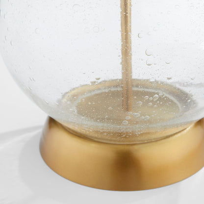 Cyan Design Bulles 12229 Table Lamp, UL Dry Rated, Clear|Brass|White