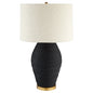 Cyan Design Rotin 12231 Table Lamp, UL Dry Rated, Black|Antique Brass|White