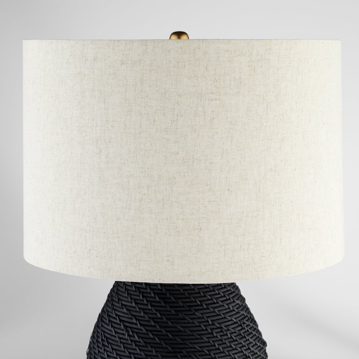 Cyan Design Rotin 12231 Table Lamp, UL Dry Rated, Black|Antique Brass|White