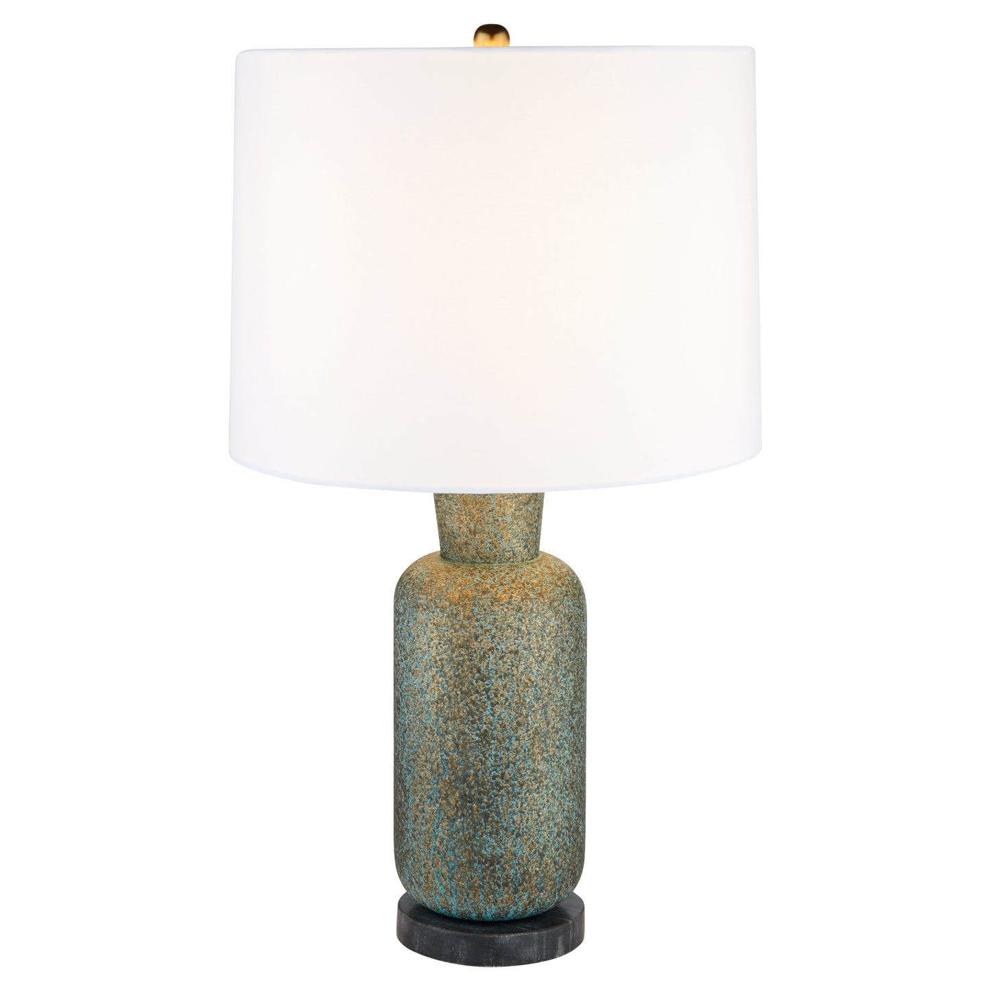 Cyan Design Hepworth 12232 Table Lamp, UL Dry Rated, Verde Green Patina | Antique Brass | Black