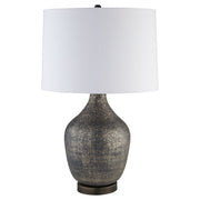 Cyan Design Fresnillo 12233 Table Lamp, UL Dry Rated, Silver Patina | Blackened Nickel | White