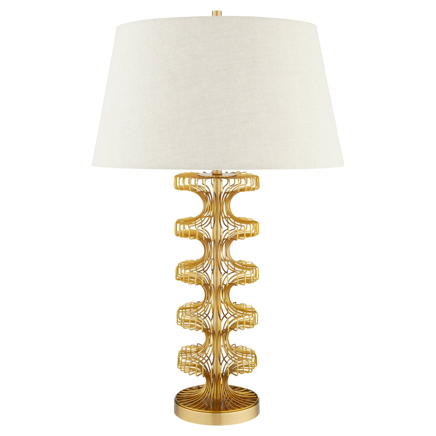 Cyan Design Eero 12235 Table Lamp, UL Dry Rated, Antique Brass