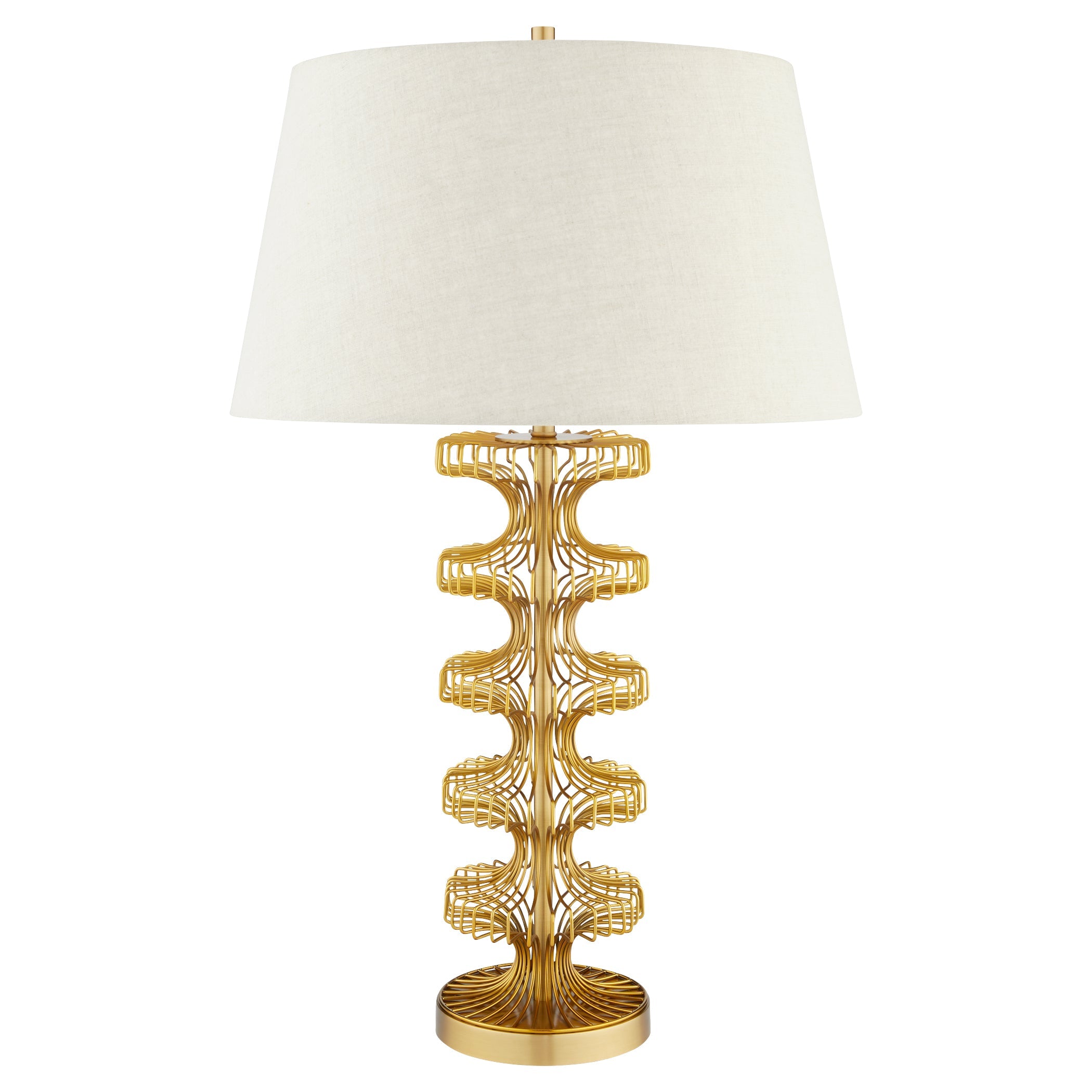 Cyan Design Eero 12235 Table Lamp, UL Dry Rated, Antique Brass
