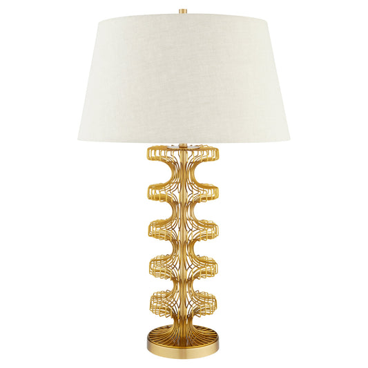Cyan Design Eero 12235 Table Lamp, UL Dry Rated, Antique Brass