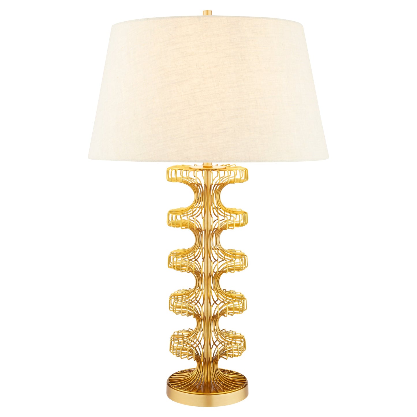 Cyan Design Eero 12235 Table Lamp, UL Dry Rated, Antique Brass