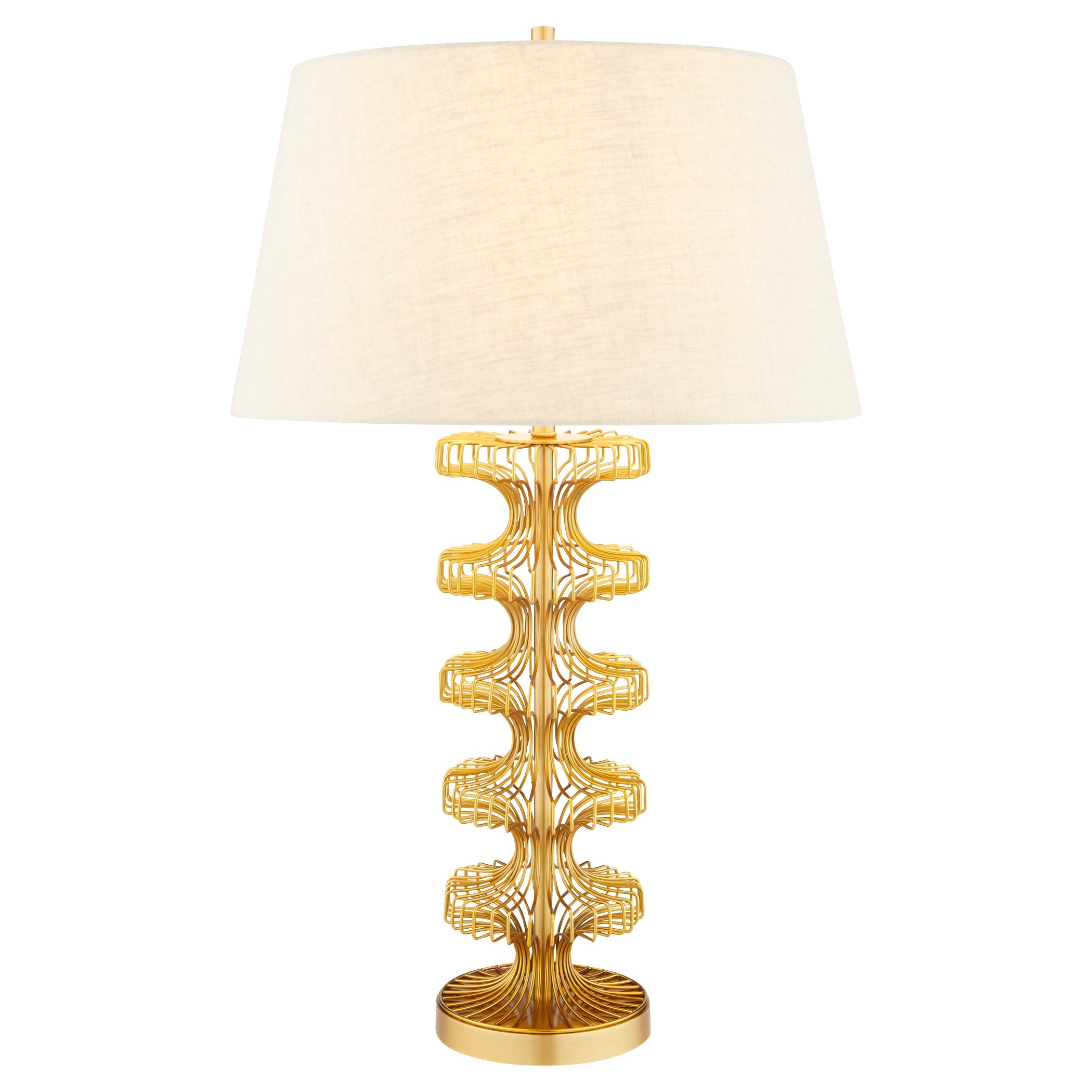 Cyan Design Eero 12235 Table Lamp, UL Dry Rated, Antique Brass