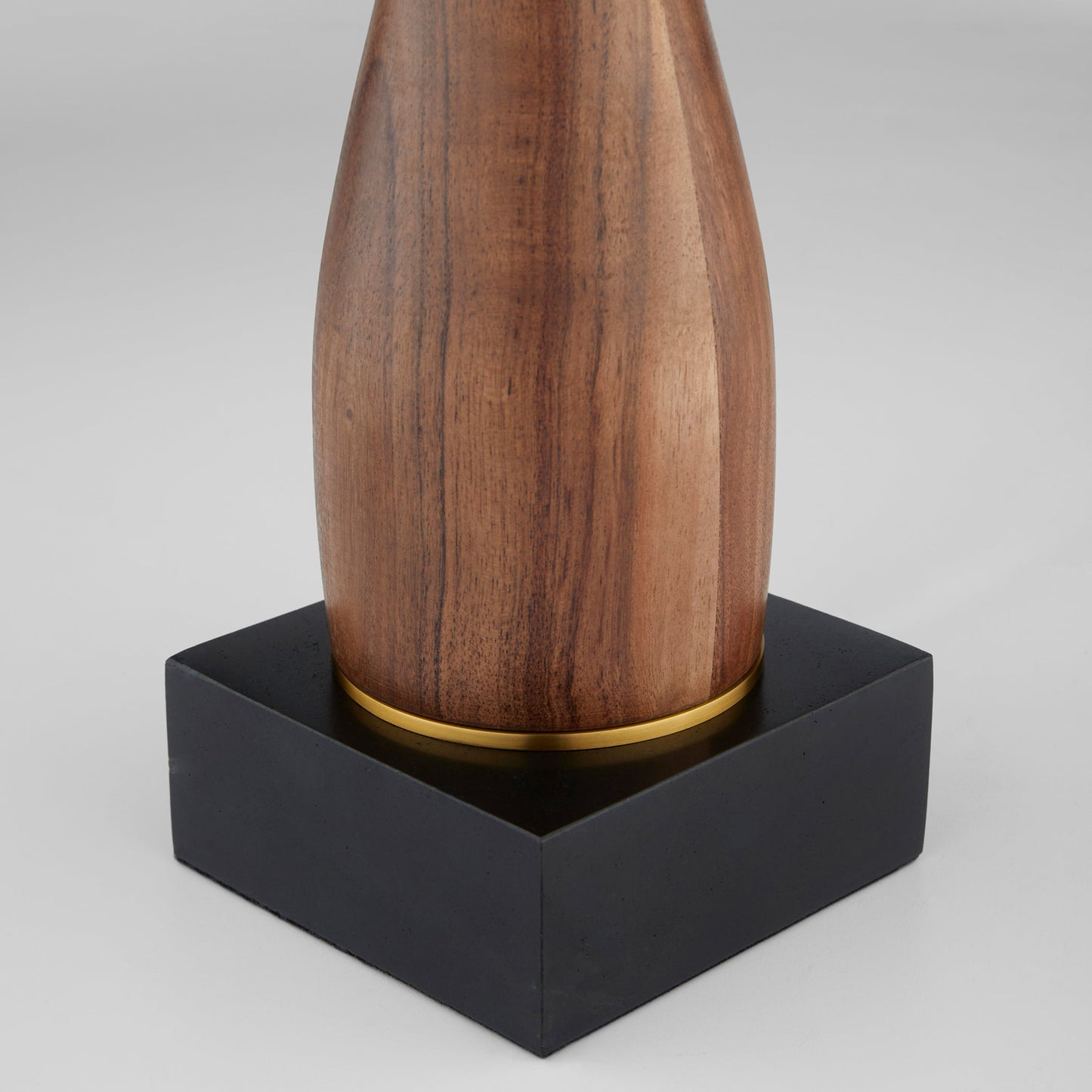 Cyan Design Veneta 12236 Table Lamp, UL Dry Rated, Walnut|Brass|Black