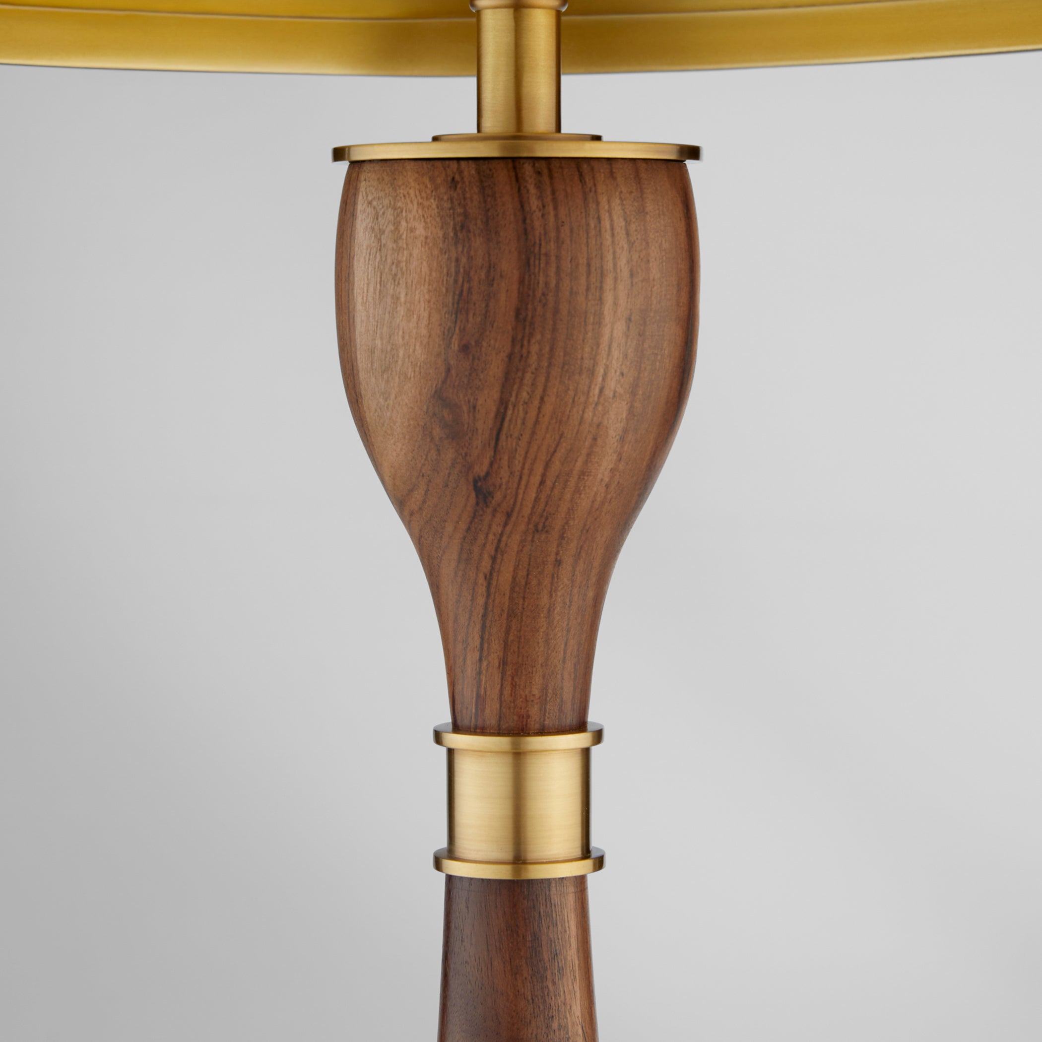 Cyan Design Veneta 12236 Table Lamp, UL Dry Rated, Walnut|Brass|Black