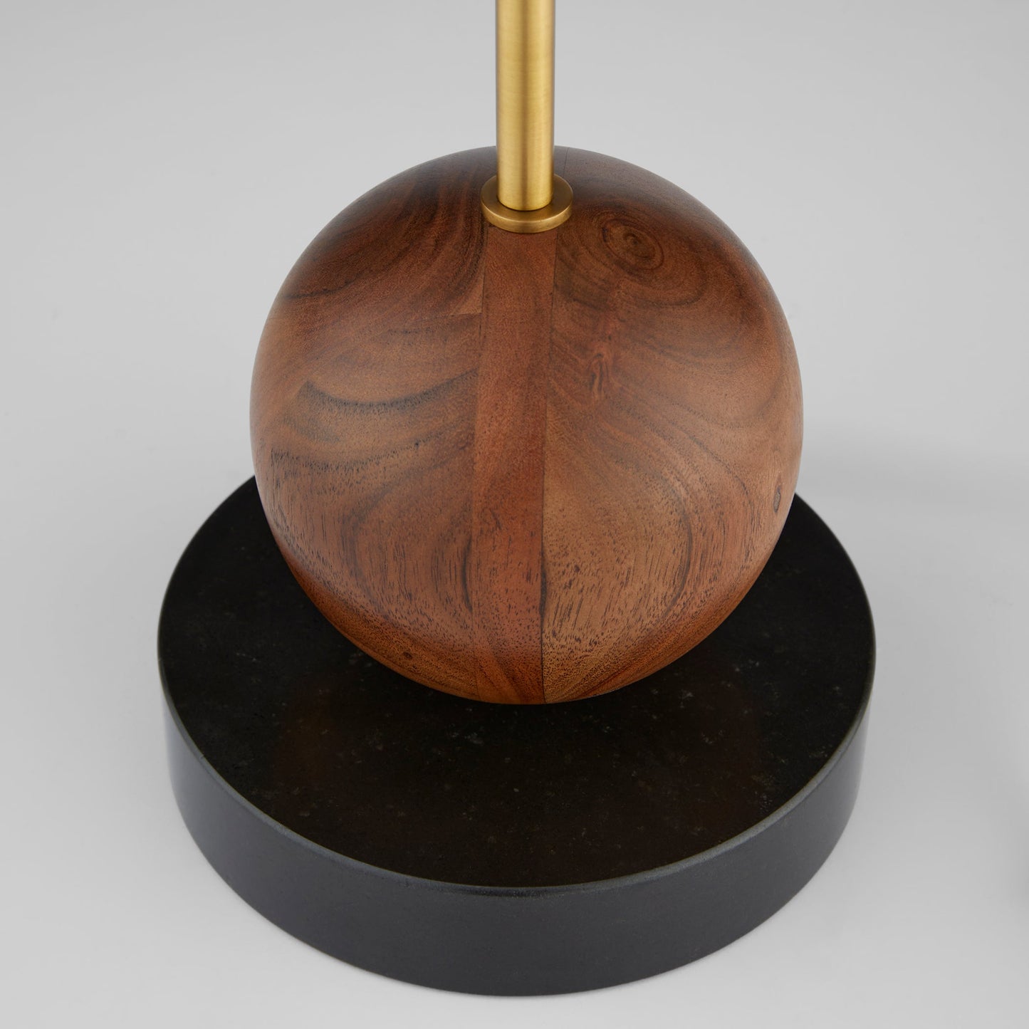 Cyan Design Savile 12237 Table Lamp, UL Dry Rated, Walnut|Antique Brass|Black