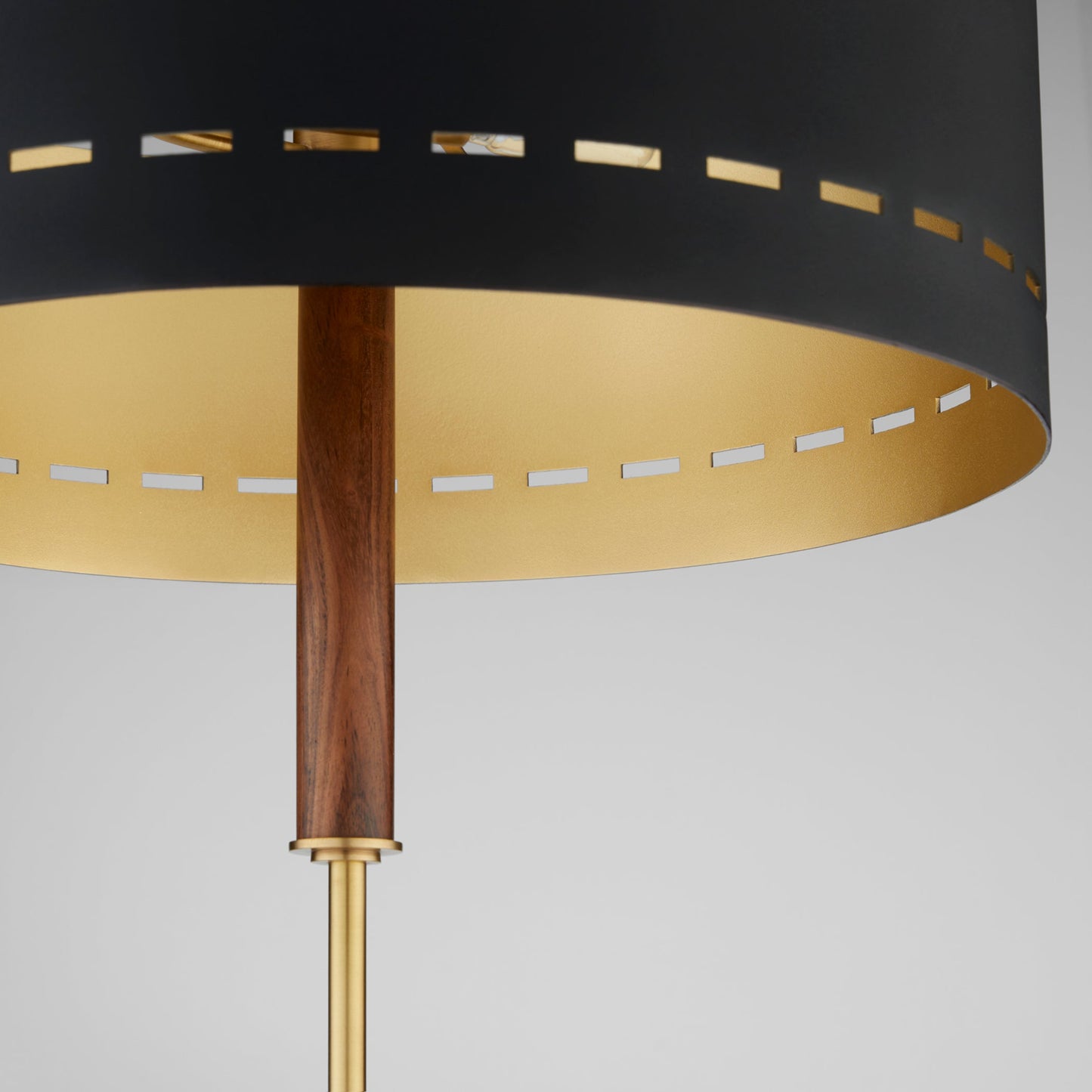 Cyan Design Savile 12237 Table Lamp, UL Dry Rated, Walnut|Antique Brass|Black