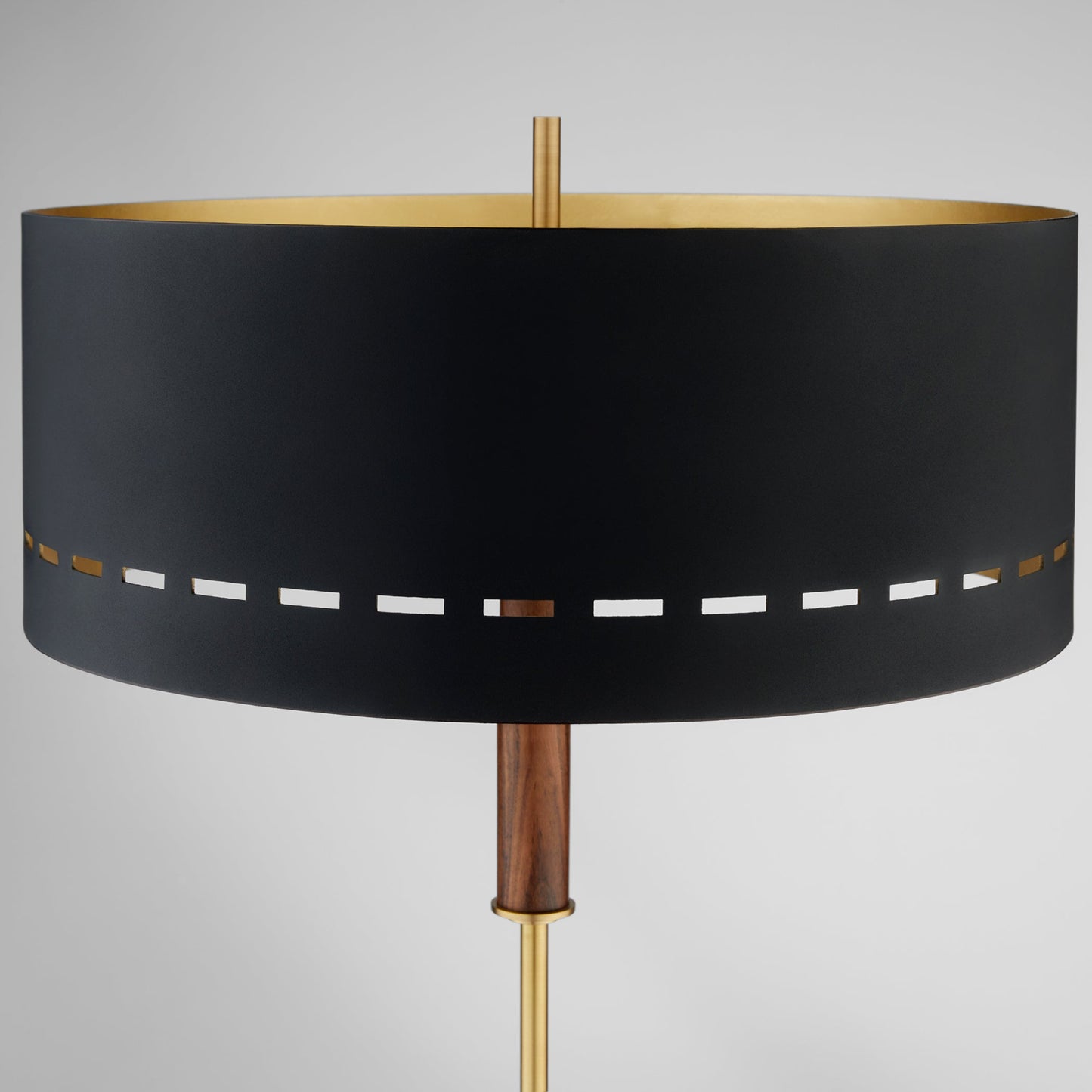Cyan Design Savile 12237 Table Lamp, UL Dry Rated, Walnut|Antique Brass|Black