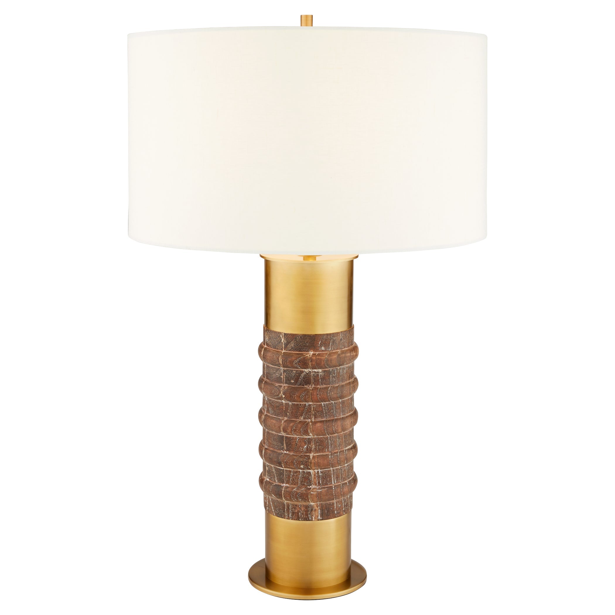 Cyan Design Anneau 12238 Table Lamp, UL Dry Rated, Charcoal|Antique Brass|White