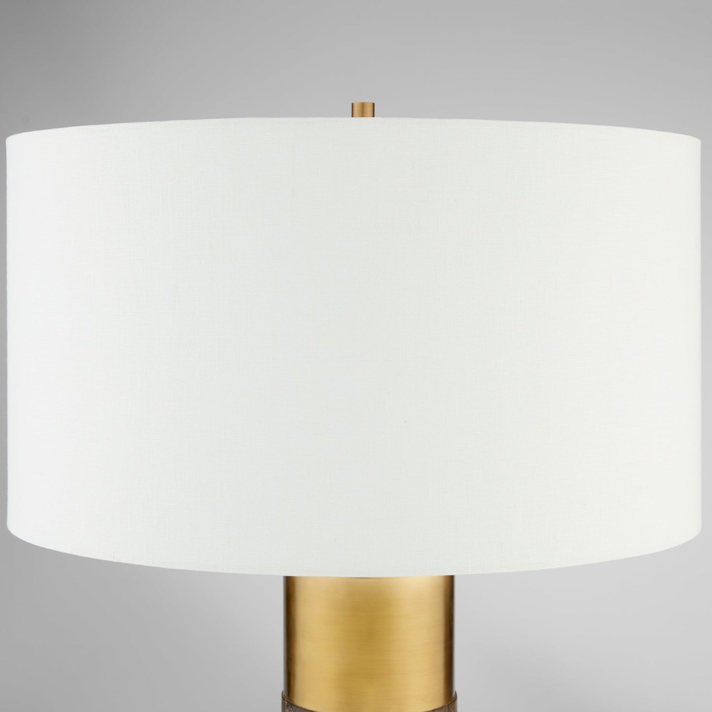 Cyan Design Anneau 12238 Table Lamp, UL Dry Rated, Charcoal|Antique Brass|White