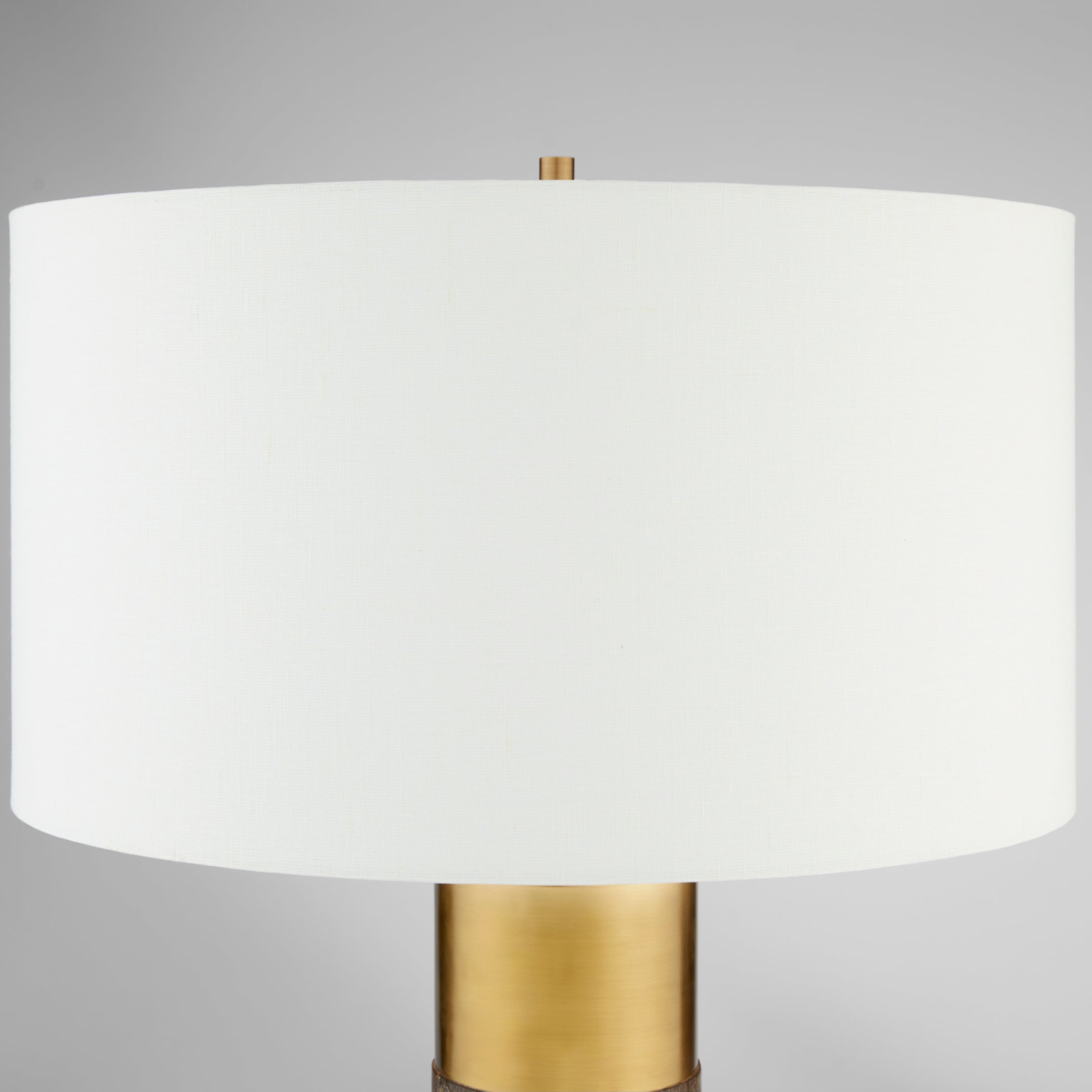 Cyan Design Anneau 12238 Table Lamp, UL Dry Rated, Charcoal|Antique Brass|White