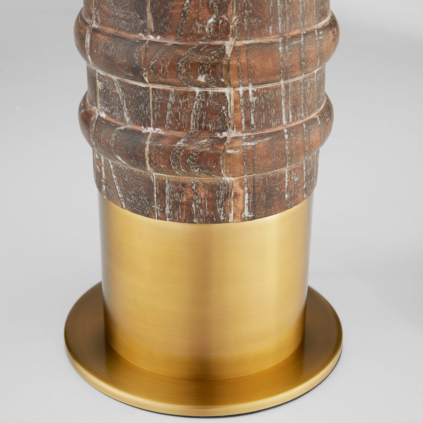Cyan Design Anneau 12238 Table Lamp, UL Dry Rated, Charcoal|Antique Brass|White