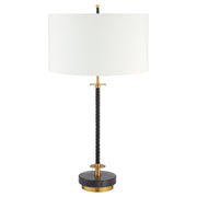 Cyan Design Santiago 12239 Table Lamp, UL Dry Rated, Black|Brass|White