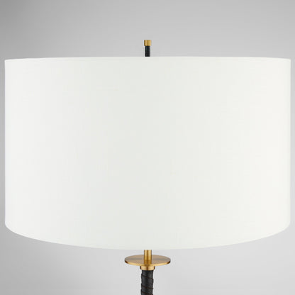 Cyan Design Santiago 12239 Table Lamp, UL Dry Rated, Black|Brass|White