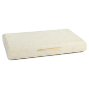 Cyan Design 12240 Box, Celestial, Jewelry Storage, Eggshell Lacquer | Brass