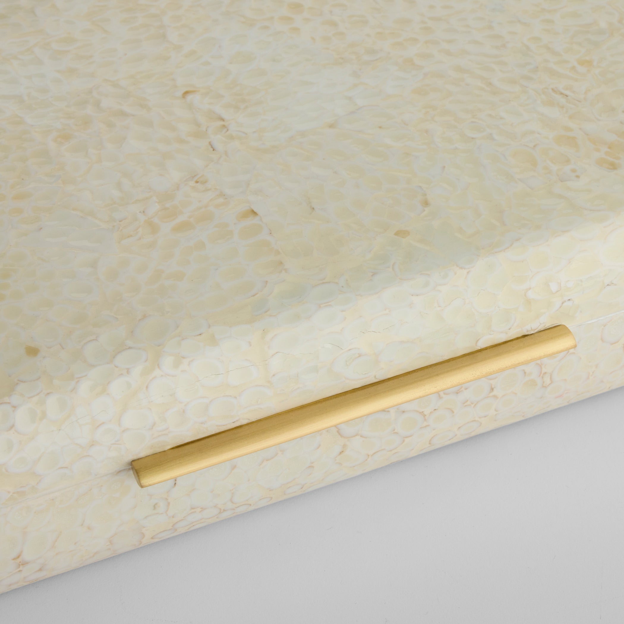 Cyan Design 12241 Box, Celestial, Jewelry Holder, Eggshell Lacquer | Brass