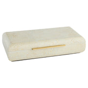 Cyan Design 12242 Box, Contemporary, Eggshell Lacquer | Brass