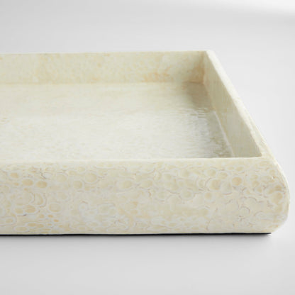 Cyan Design 12243 Trays, Celestial, Elegant, Eggshell Lacquer