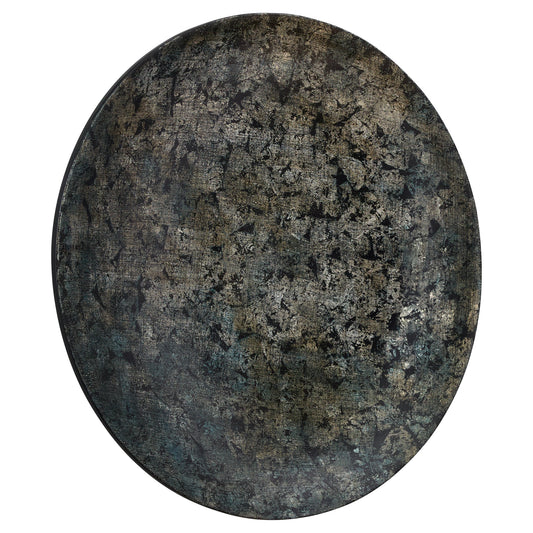 Cyan Design 12247 Wall Decor,  Abstract Art, Silver, Blue, Black