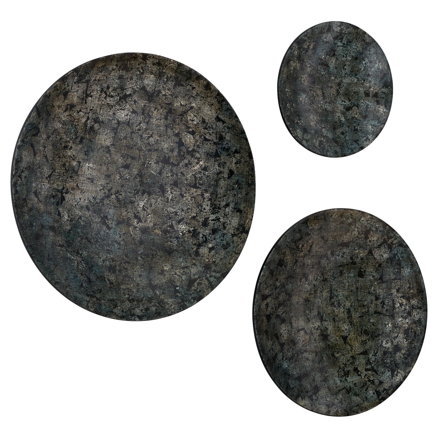 Cyan Design Lunar 12249 Wall Decor, Wall Art, Hand-Painted, Silver | Blue | Black