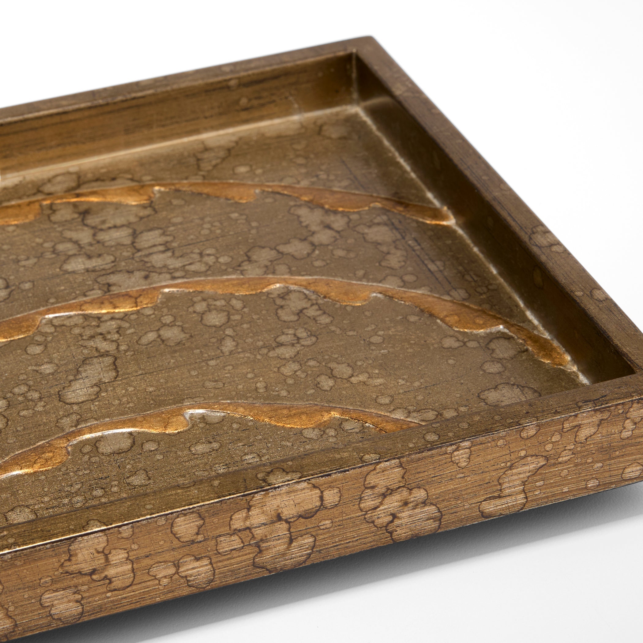 Cyan Design 12255 Florence Trays, Tray, Bronze Lacquer