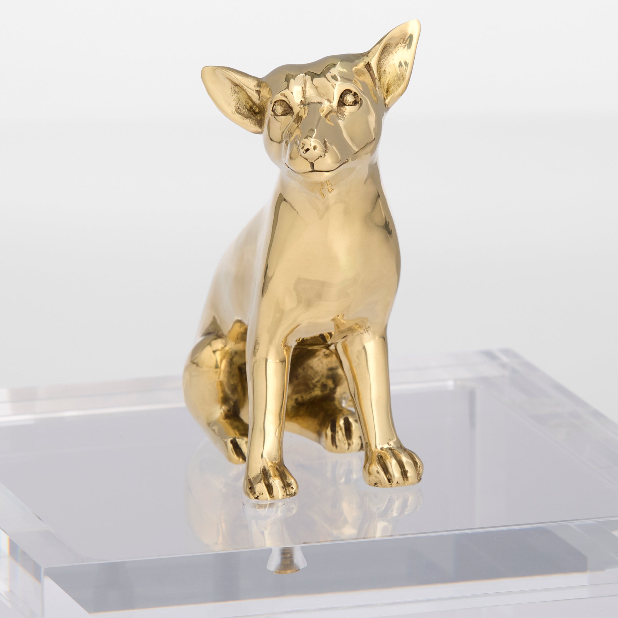 Cyan Design Lago 12263 Box, Clear|Brass