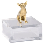 Cyan Design Lago 12263 Box, Clear|Brass