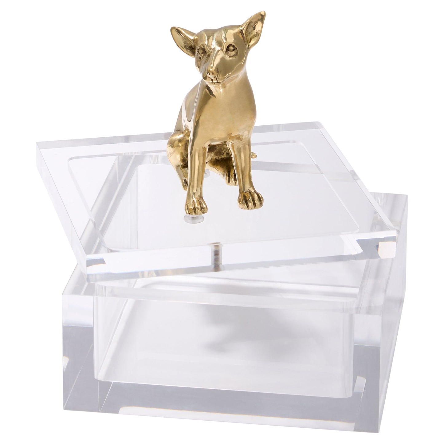 Cyan Design Lago 12263 Box, Clear|Brass