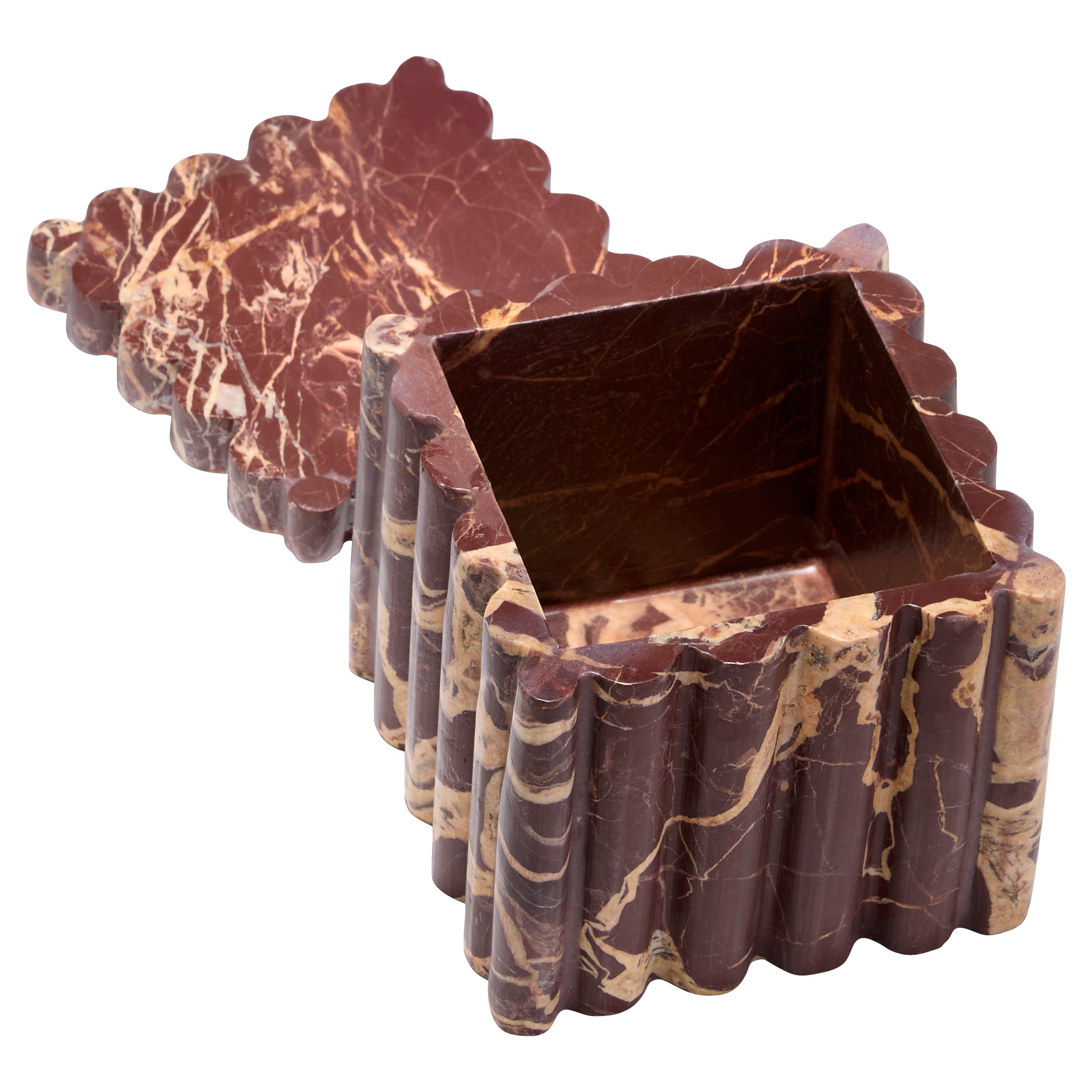 Cyan Design 12284 Box, Decorative Container, Inspired by Ancient Greek Design, Cherry Gold