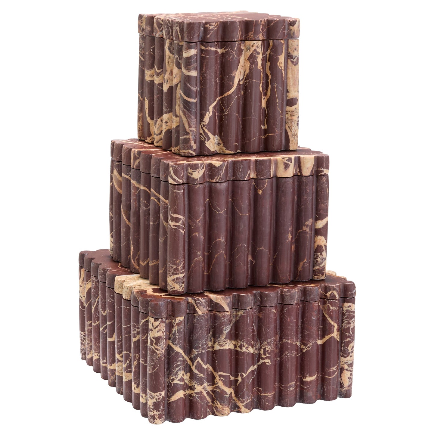 Cyan Design 12284 Box, Decorative Container, Inspired by Ancient Greek Design, Cherry Gold