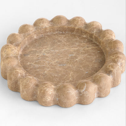 Cyan Design 12285 Bracelet Trays, Decorative Marble Tray, Emperador