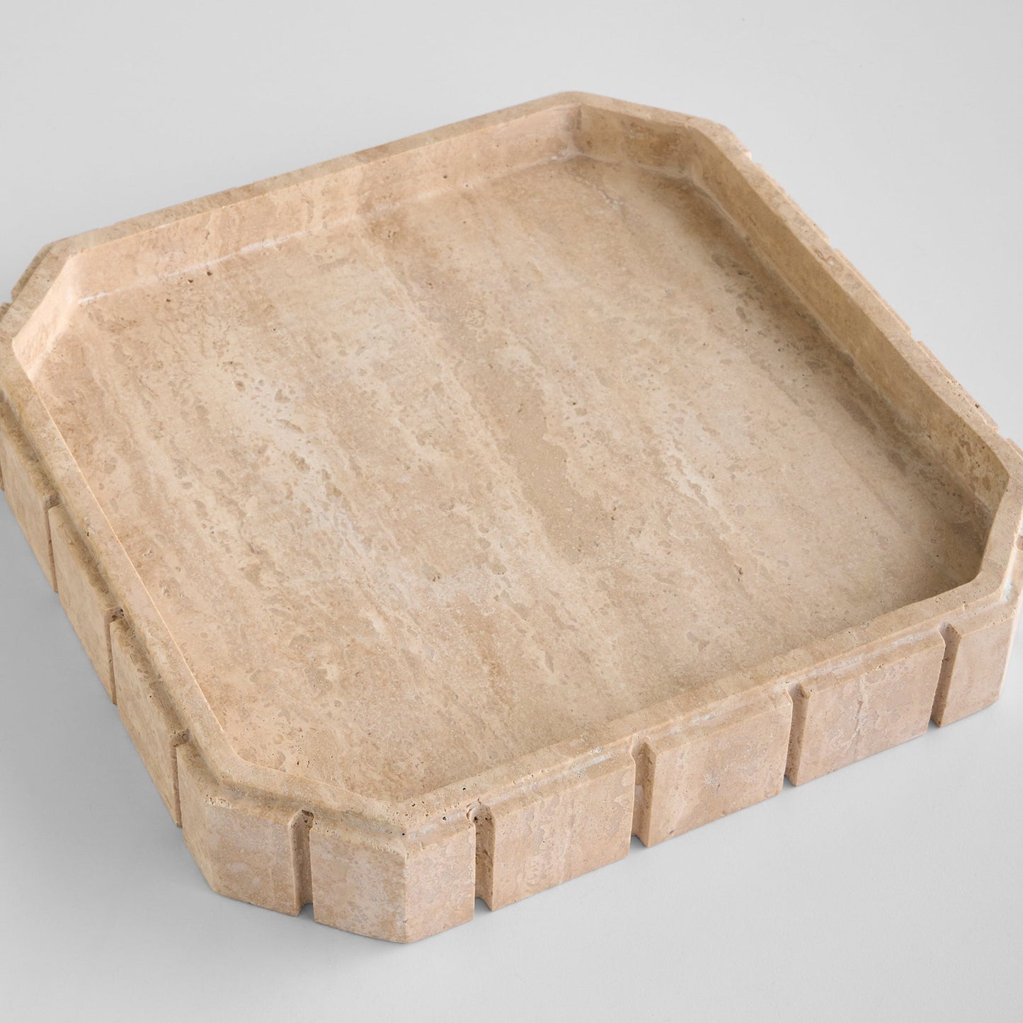 Cyan Design 12286 Trays, Frieze, Travertine